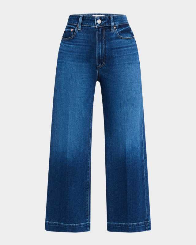 Anessa High-Rise Wide-Leg Ankle Jeans